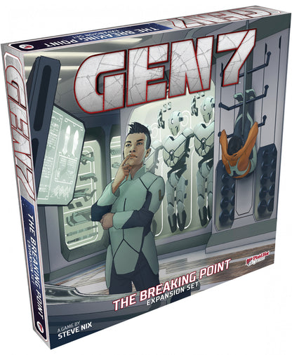 Gen 7 The Breaking Point board game expansion box with futuristic setting illustration