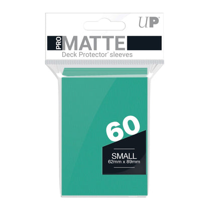 Ultra Pro Pro Matte small deck sleeves (60 count) in aqua packaging