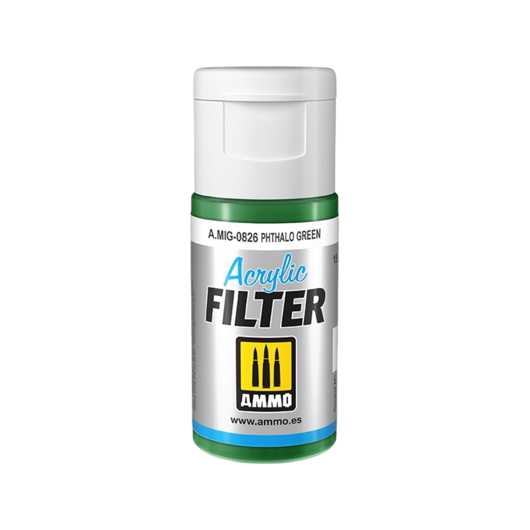 Ammo by MIG Acrylic Filter - Phthalo Green - Good Games