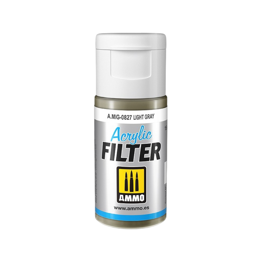 Ammo by MIG Acrylic Filter - Light Grey - Good Games