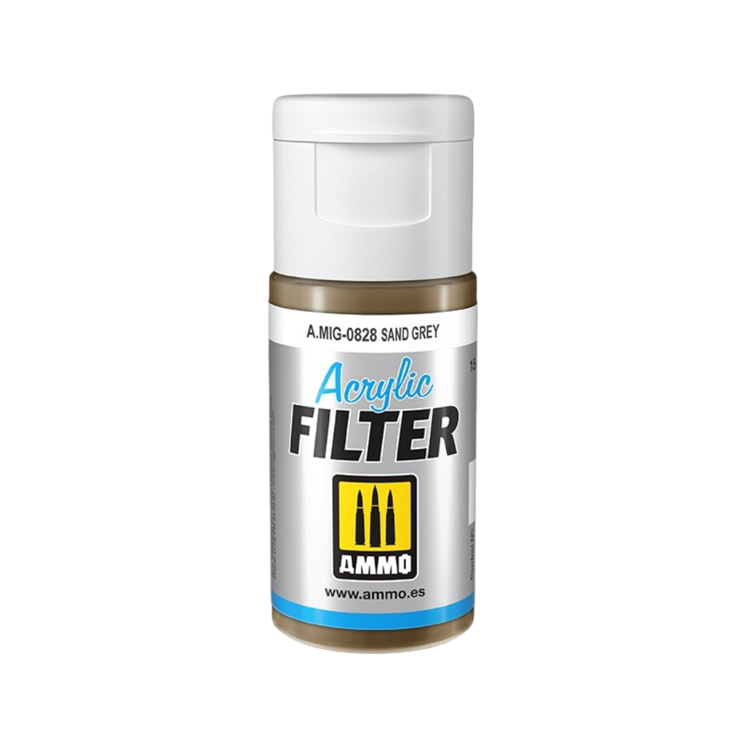 Ammo by MIG Acrylic Filter - Sand Grey - Good Games