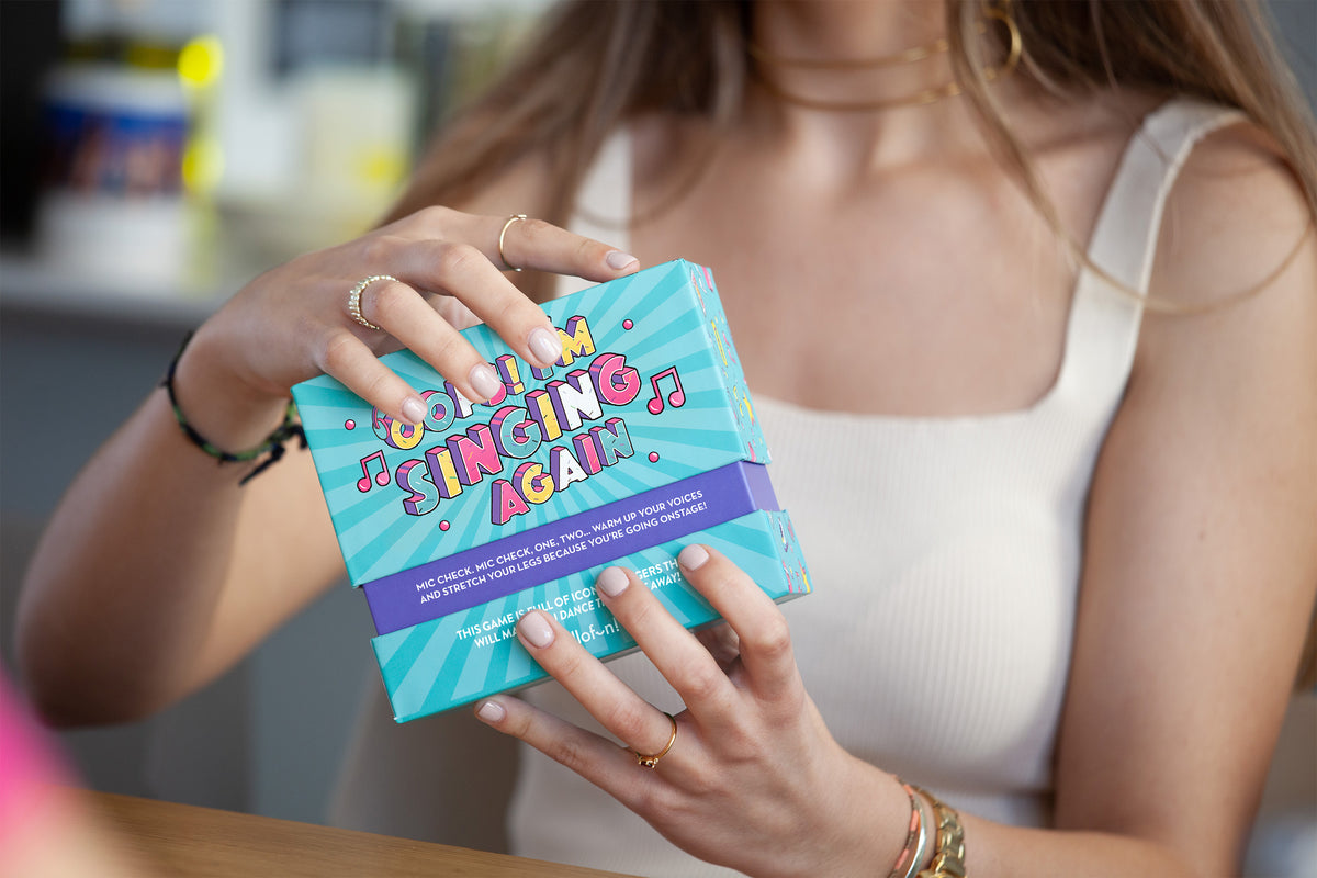 Hello Fun Studios Oops I&#39;m Singing Again Party Card Game