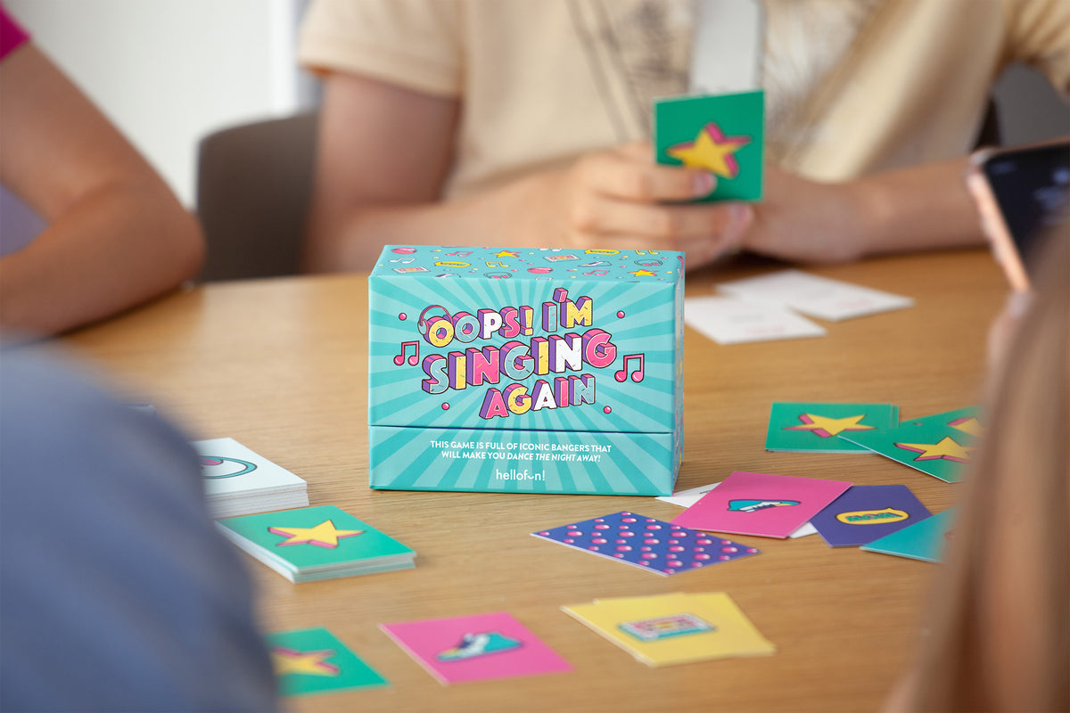 Hello Fun Studios Oops I&#39;m Singing Again Party Card Game