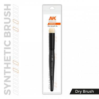 AKB026 Dry brush XL synthetic modeling brush in retail packaging