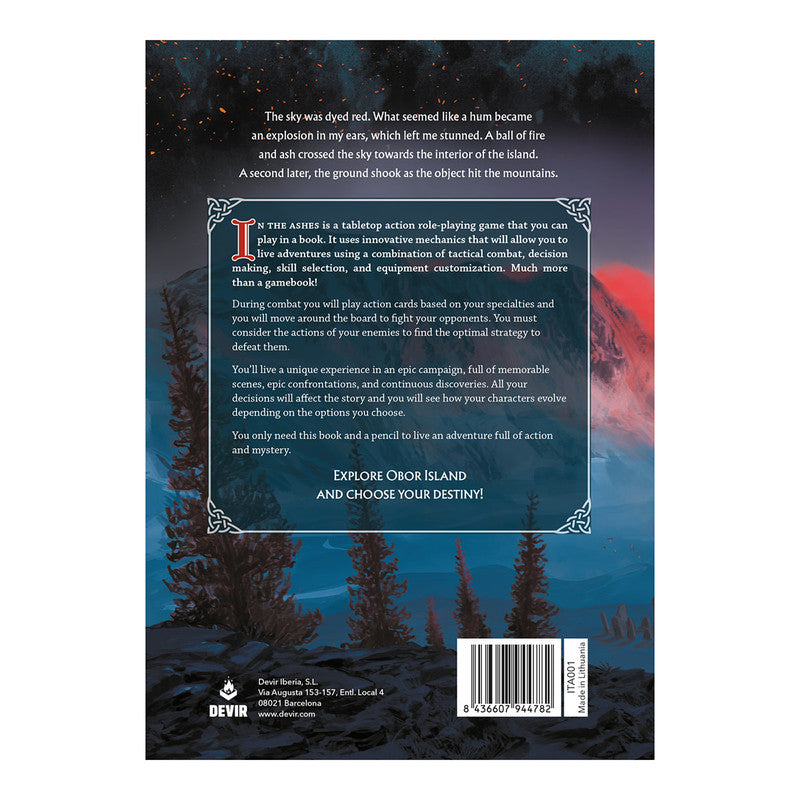 Devir Games - In the Ashes Roleplaying Game Book - Good Games