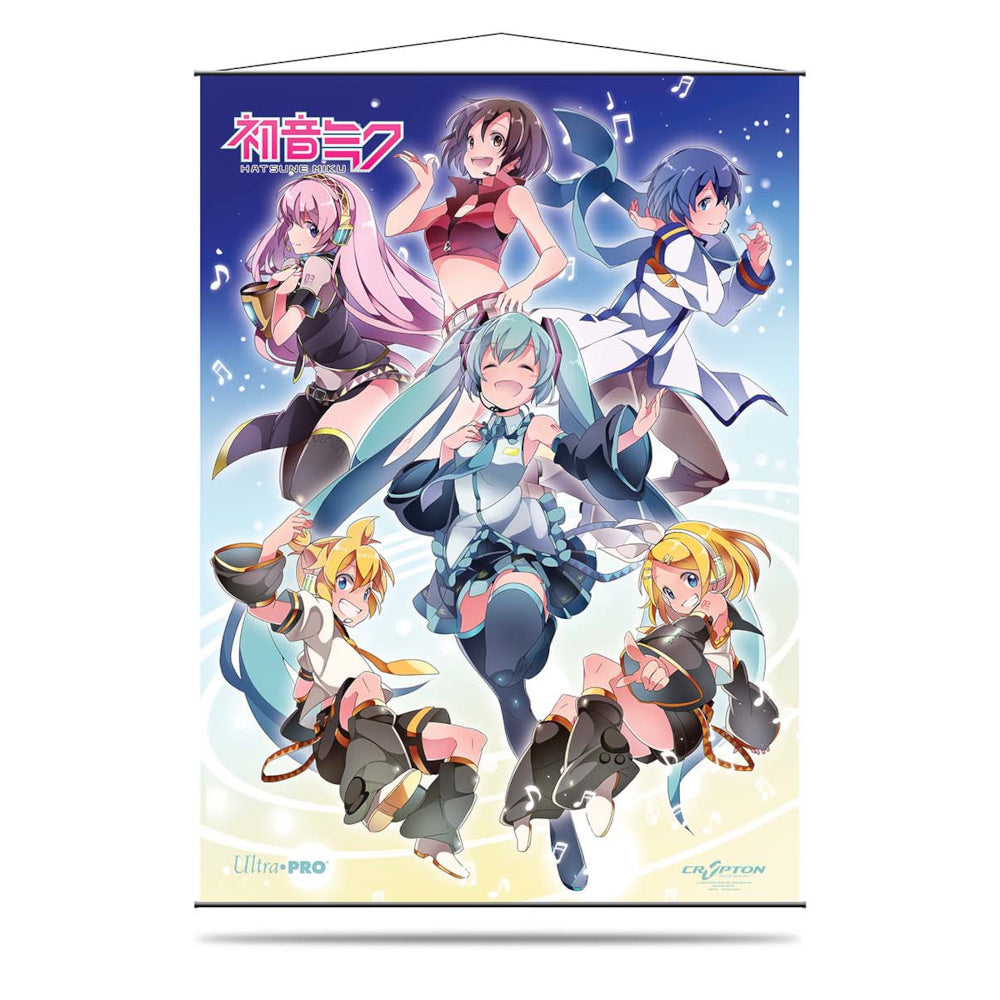 Ultra Pro: Hatsune Miku Wall Scroll - Group (Preorder) - Good Games