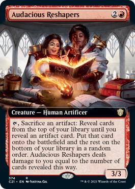Audacious Reshapers Extended Art 374/81 (Commander 2021) 