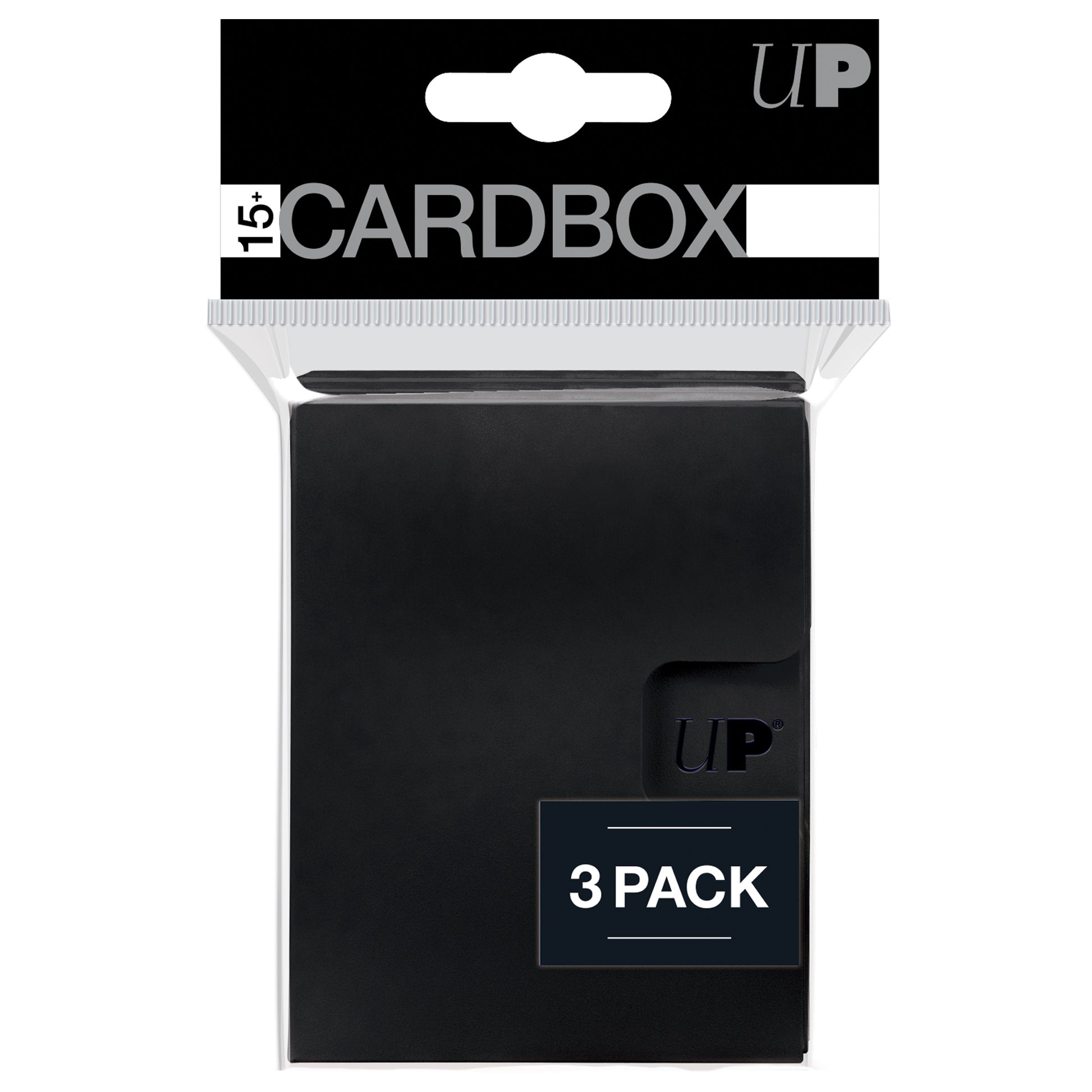 Ultra Pro - UP85495 PRO 15+ Card Box 3-Piece - Black - Good Games