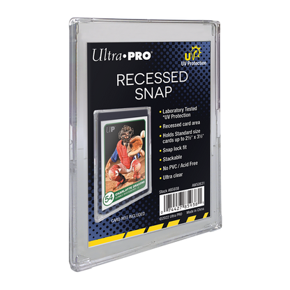 Ultra Pro UP85938 UV Recessed Snap Card Holder - Good Games