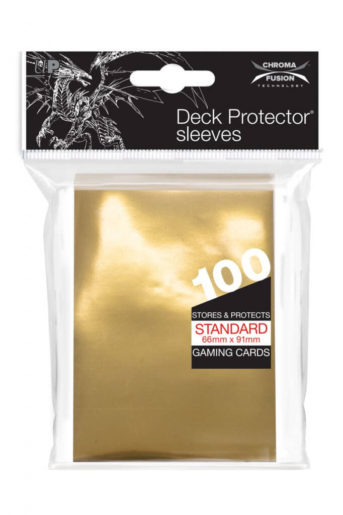 Ultra Pro Deck Protectors 100+ Metallic Vintage Gold - Good Games