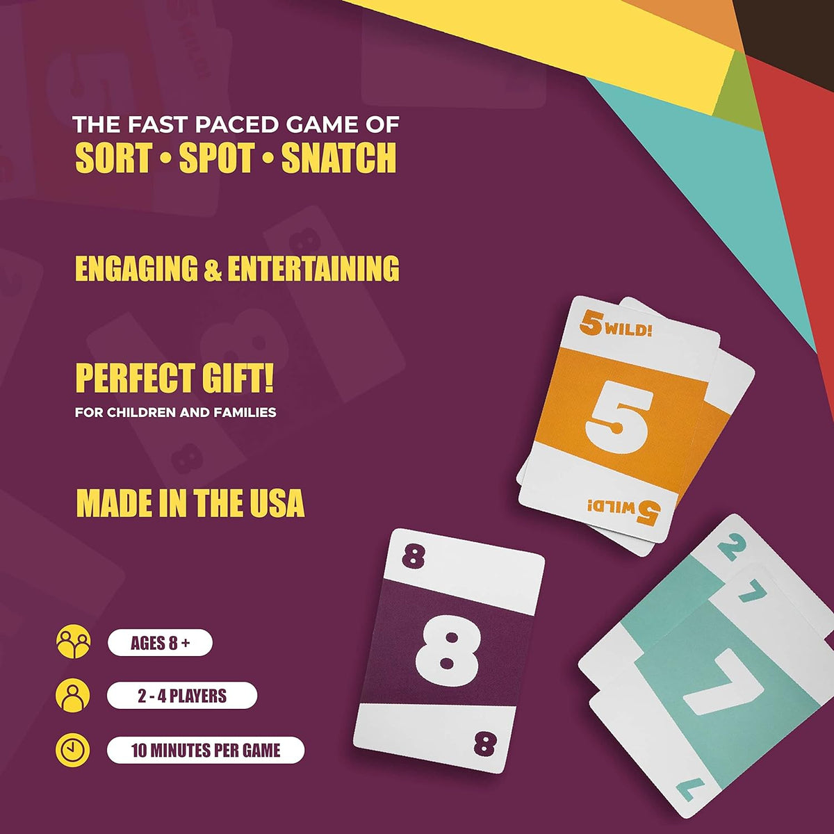 All game contents including cards, rules, and packaging