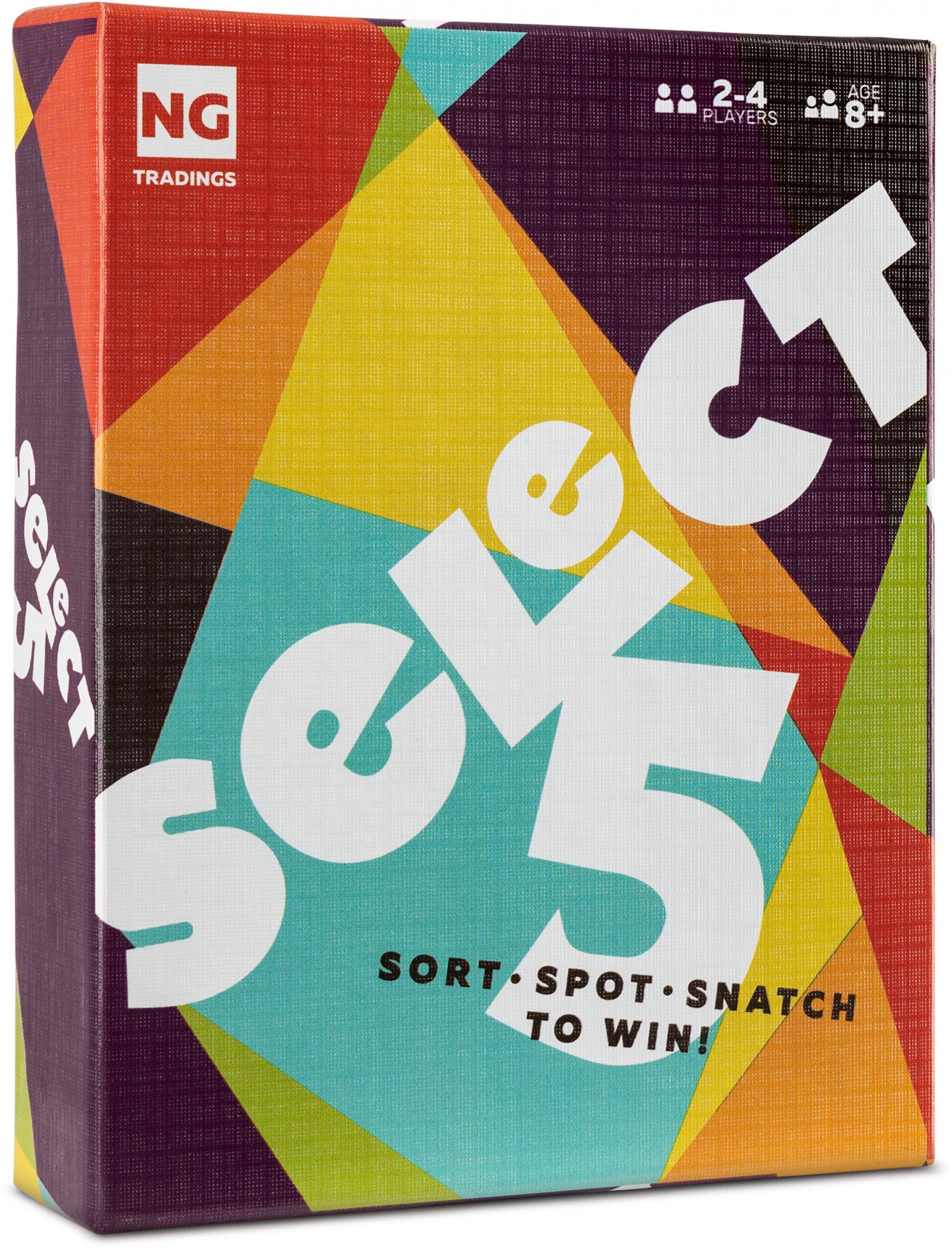 Box cover of Select 5 card game