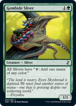 Gemhide Sliver 205/289 (Time Spiral: Remastered) 