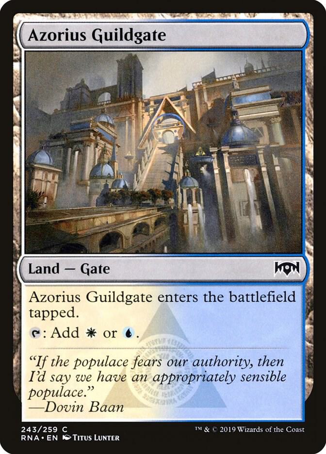 Azorius Guildgate 243/259 (Ravnica Allegiance) 