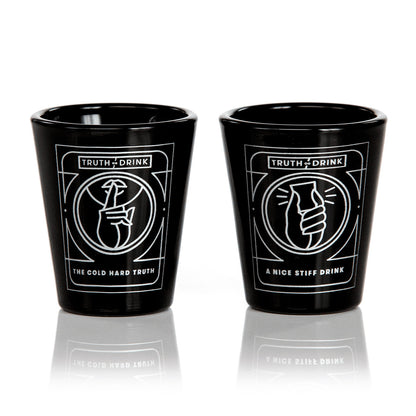 Cut - Truth or Drink Shot Glasses 52 ml - Black - Good Games