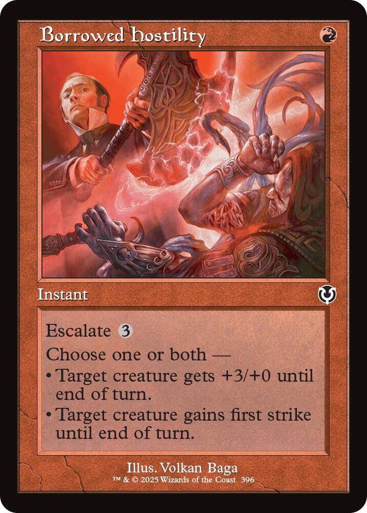 Borrowed Hostility 396 (Innistrad Remastered)  - Retro