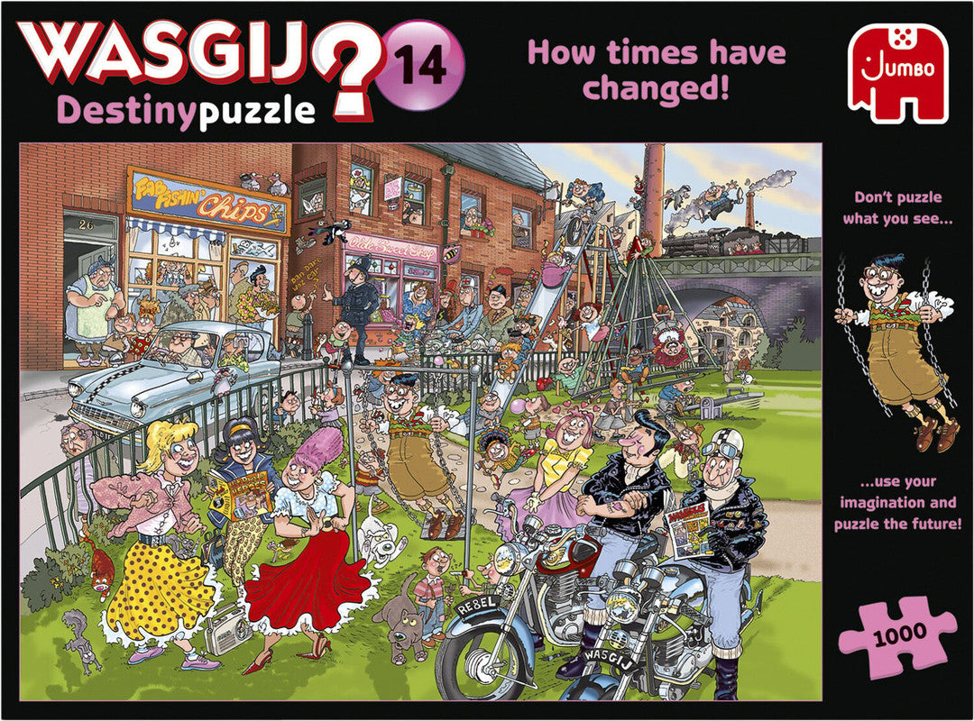Wasgij? Destiny 14 - How Times Have Changed! 1000 piece jigsaw - Good Games