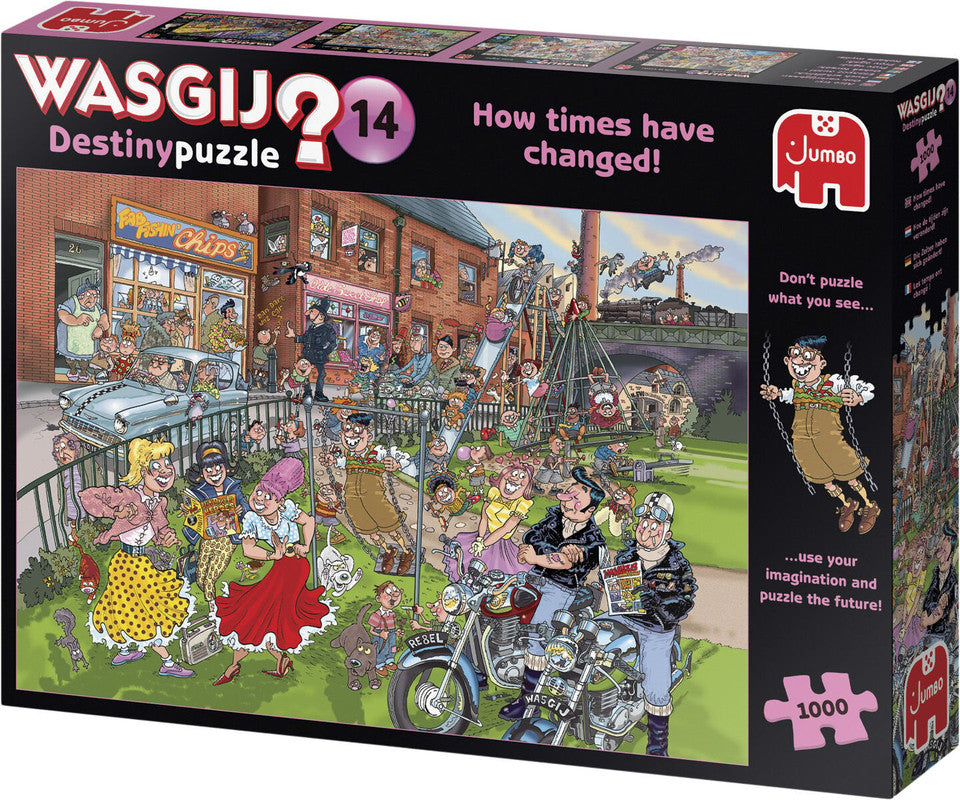 Wasgij? Destiny 14 - How Times Have Changed! 1000 piece jigsaw - Good Games