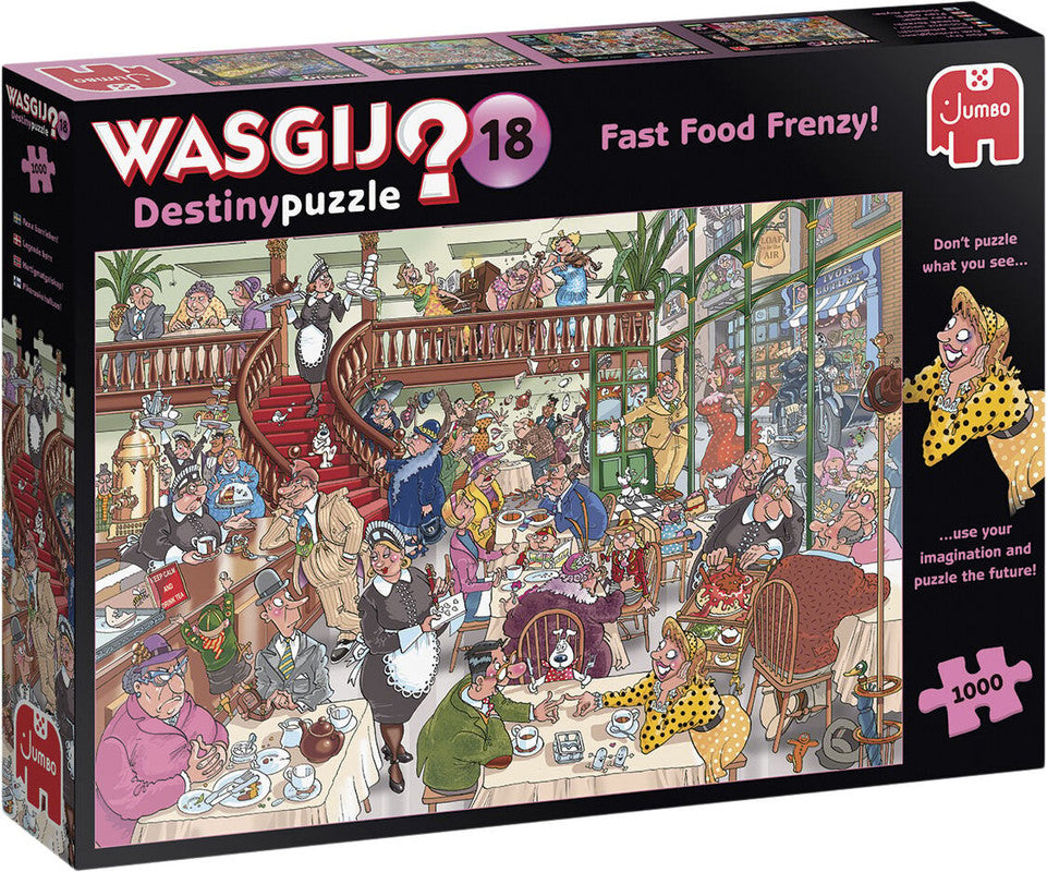 Wasgij? Destiny 18 - Fast Food Frenzy! 1000 piece jigsaw - Good Games