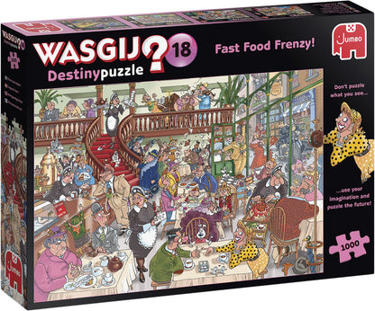 Wasgij? Destiny 18 - Fast Food Frenzy! 1000 piece jigsaw - Good Games