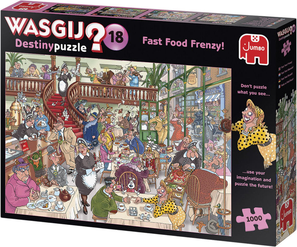 Wasgij? Destiny 18 - Fast Food Frenzy! 1000 piece jigsaw - Good Games