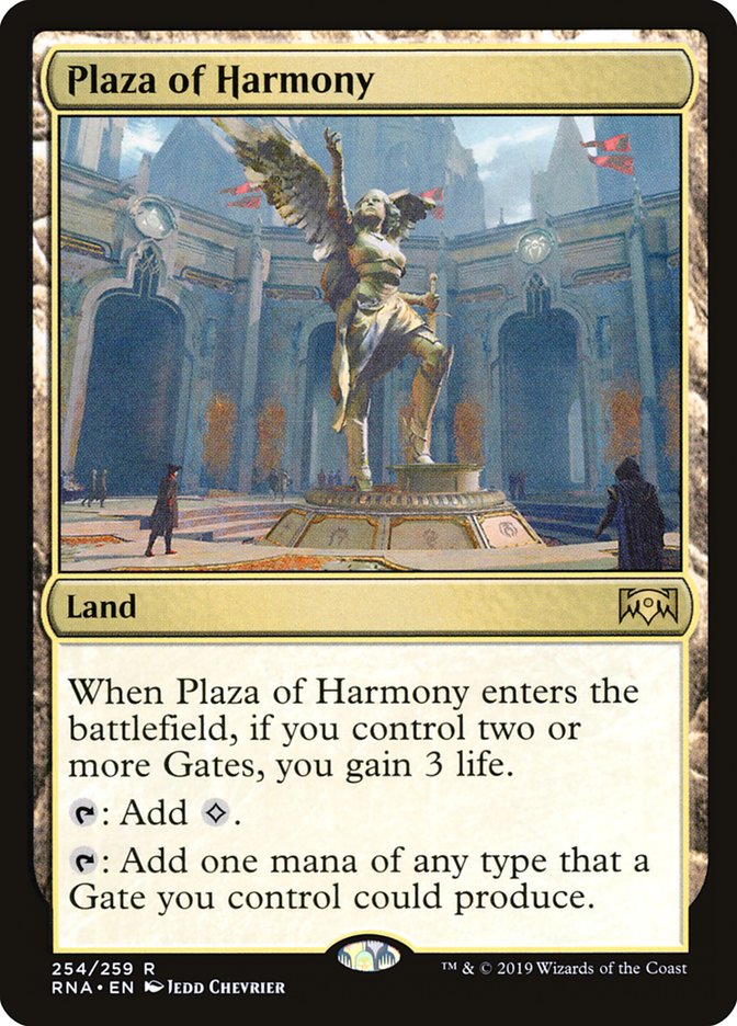 Plaza of Harmony 254/259 (Ravnica Allegiance) 