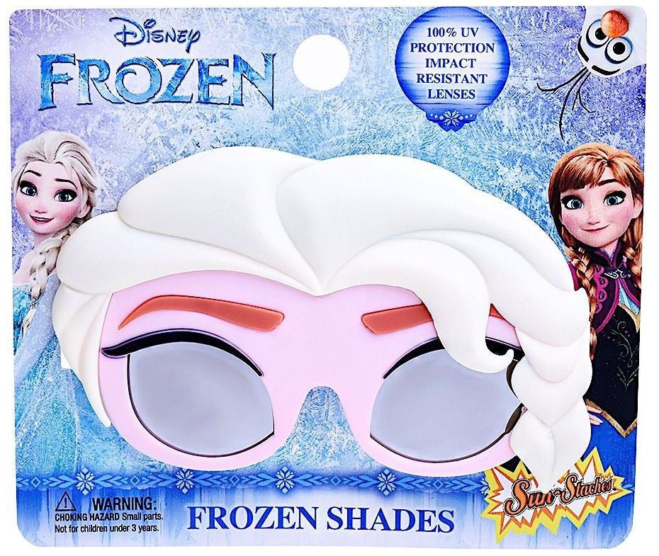 Disney Frozen sunglasses with Elsa character packaging view