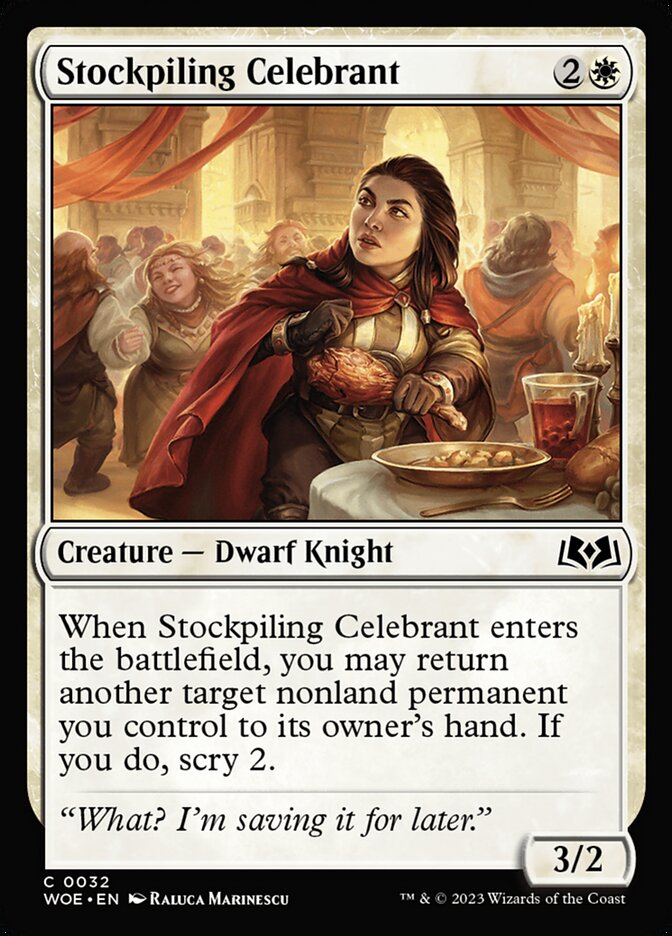 Stockpiling Celebrant 32/276 (Wilds of Eldraine) 
