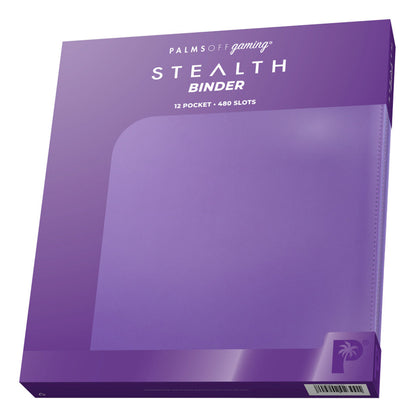 Palms Off Gaming - Steatlh Zip Binder - 12 Pocket - Purple
