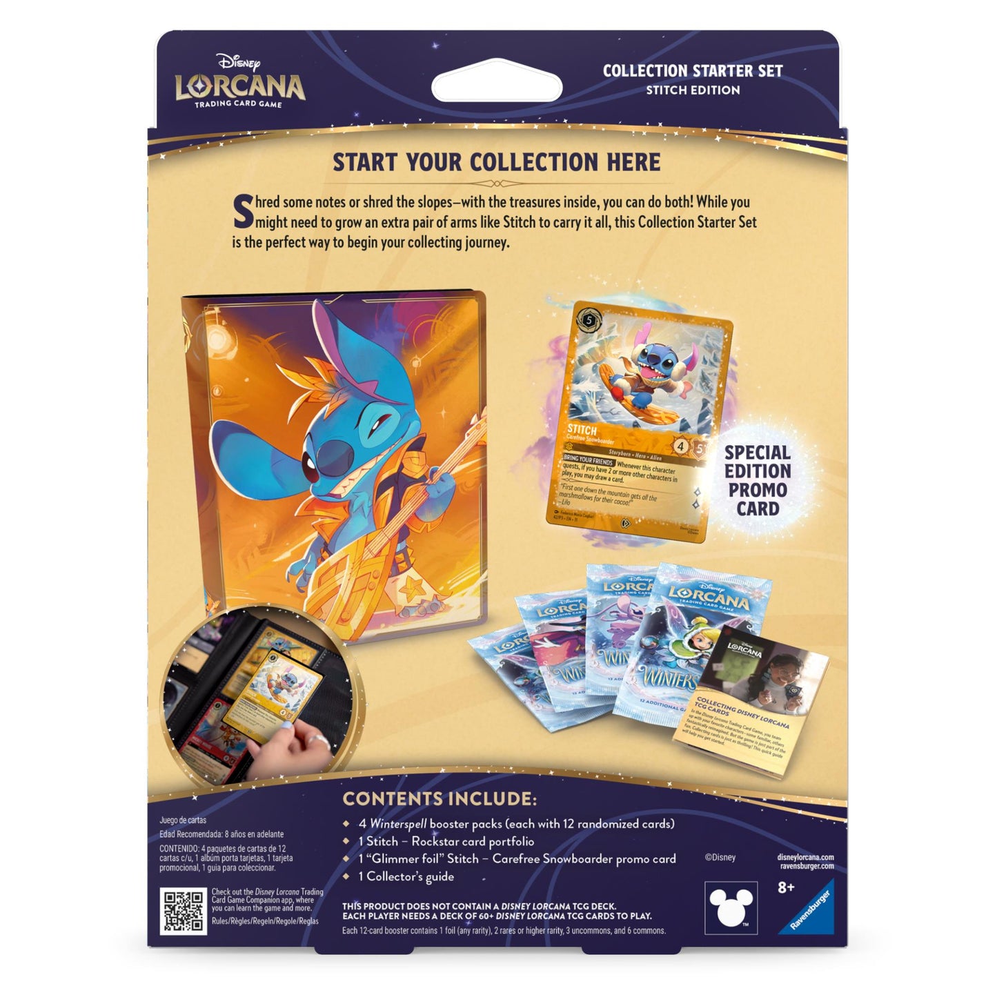 Disney Lorcana TCG: Collection Starter Set - Winterspell - Starter Kit for Collectors