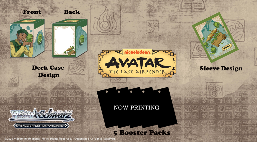 Weiss Schwarz - Avatar The Last Airbender Supply Set - Good Games