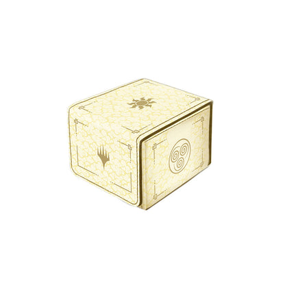 Cream deck box with gold cloud pattern, featuring the MTG logo and Air Nomad symbol