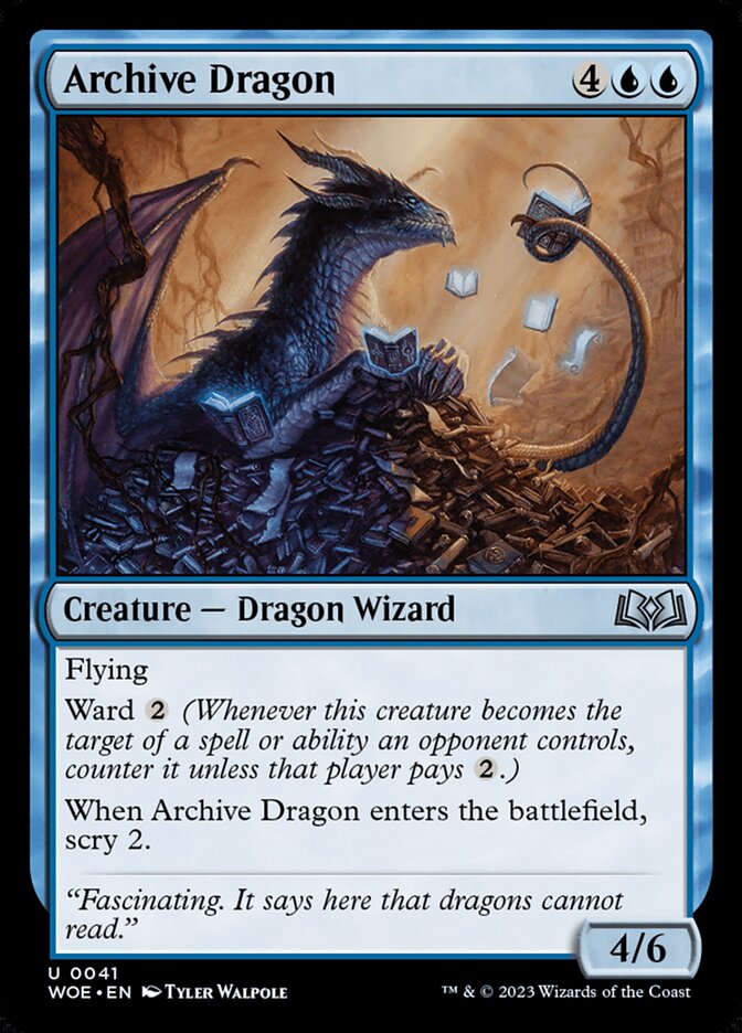 Archive Dragon 41/276 (Wilds of Eldraine)  - Foil