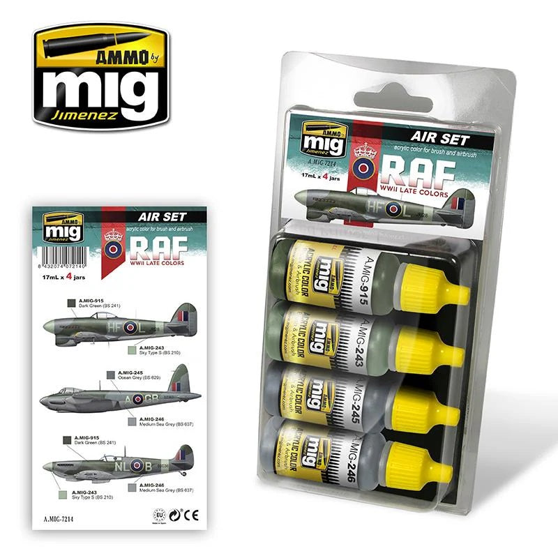 Ammo by MIG - Atom Color -  Raf WW2 Late Colors Set