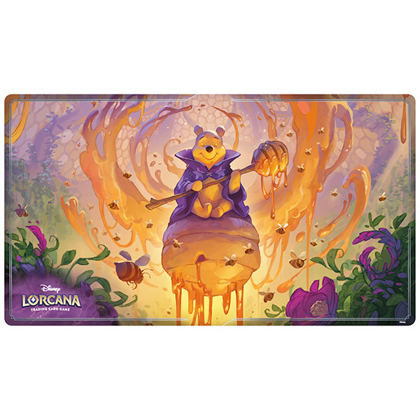 Lorcana Wizard Pooh playmat detailed art