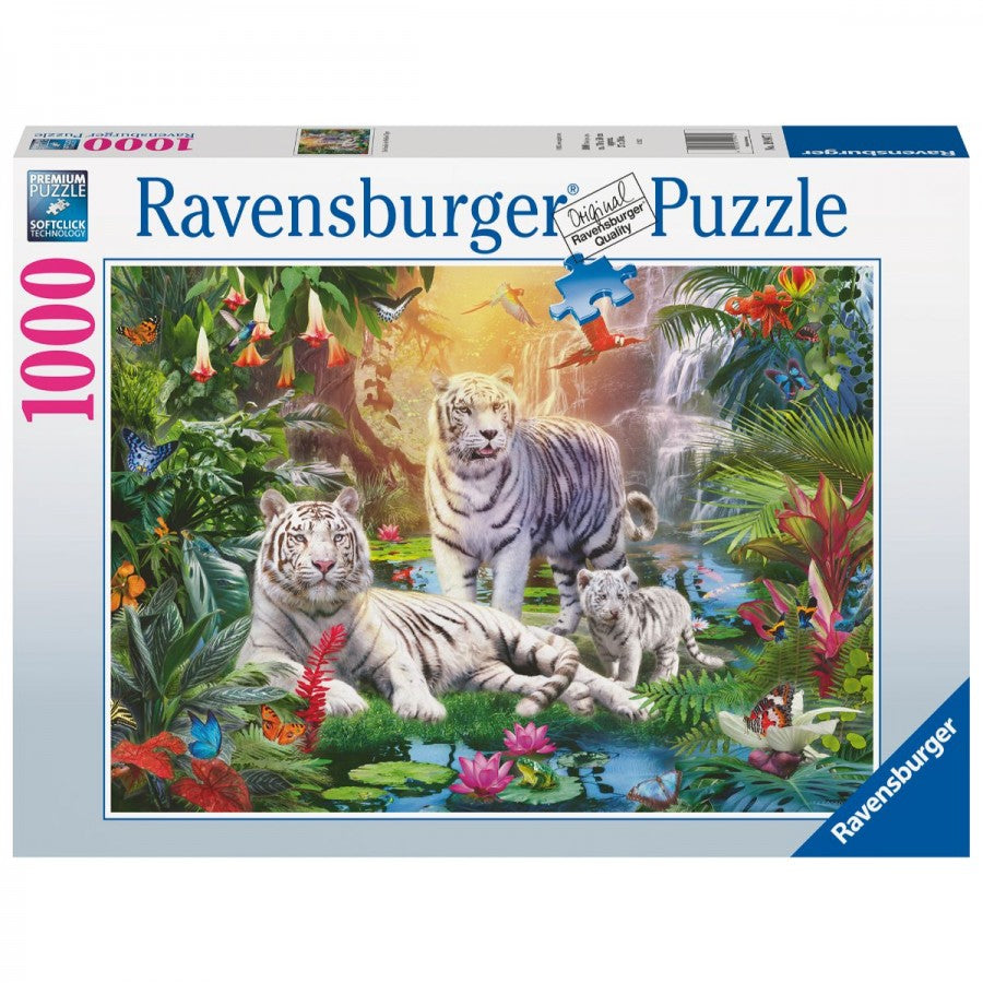 Ravensburger - White Tiger Family 1000 Piece Jigsaw - Good Games