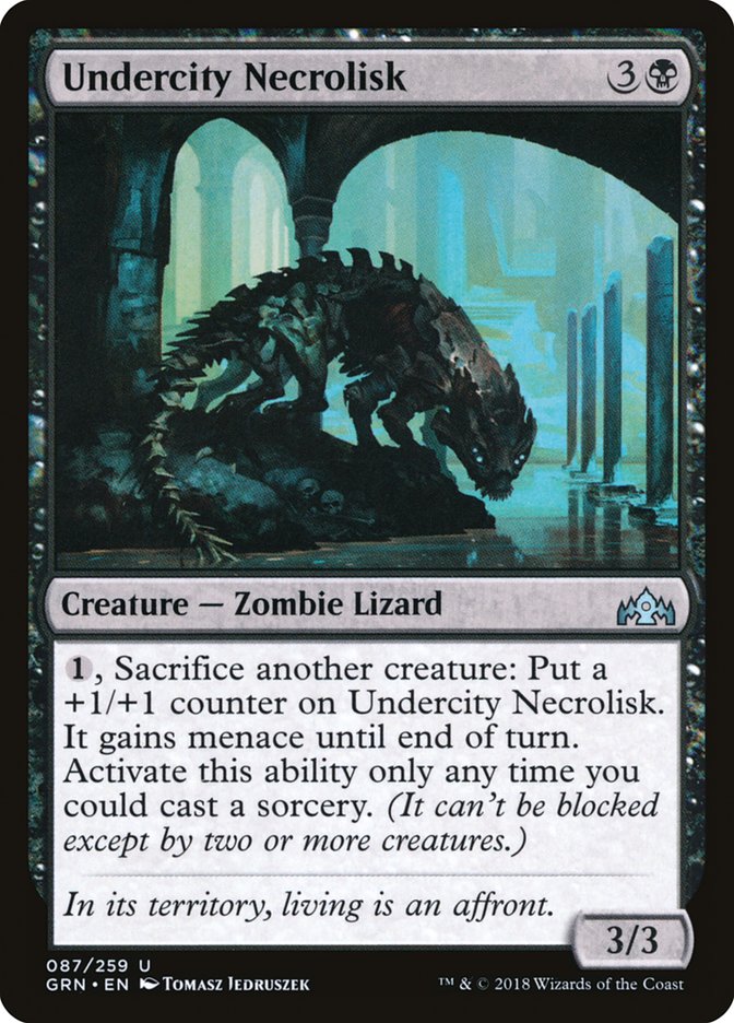 Undercity Necrolisk 87/259 (Guilds of Ravnica) 