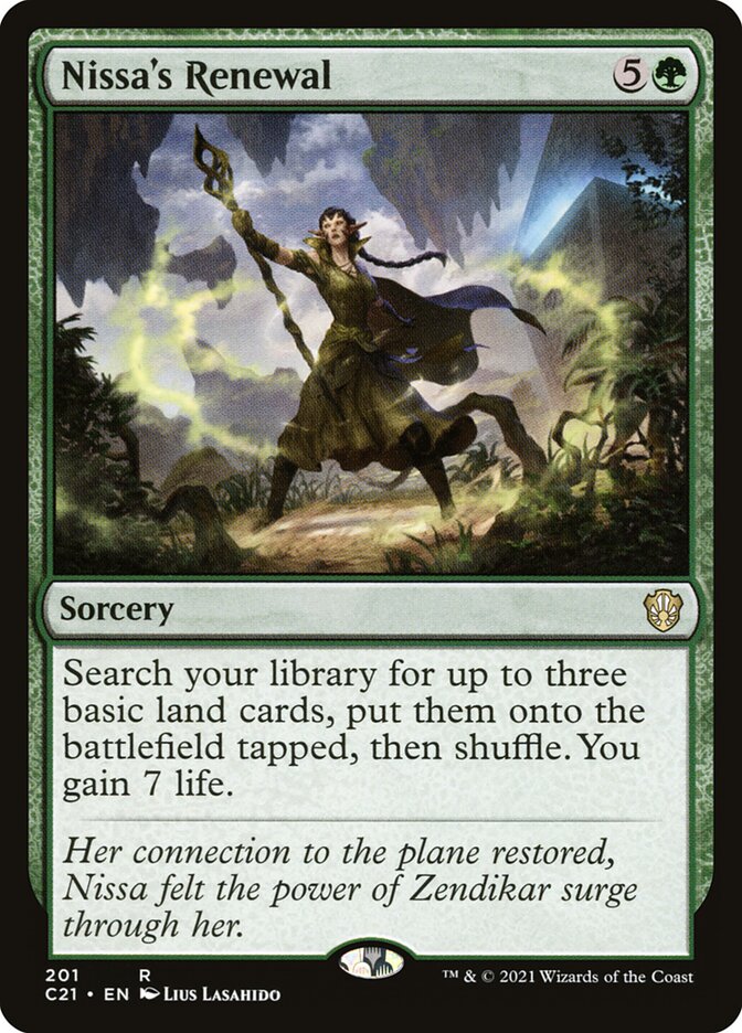 Nissa's Renewal 201/81 (Commander 2021) 