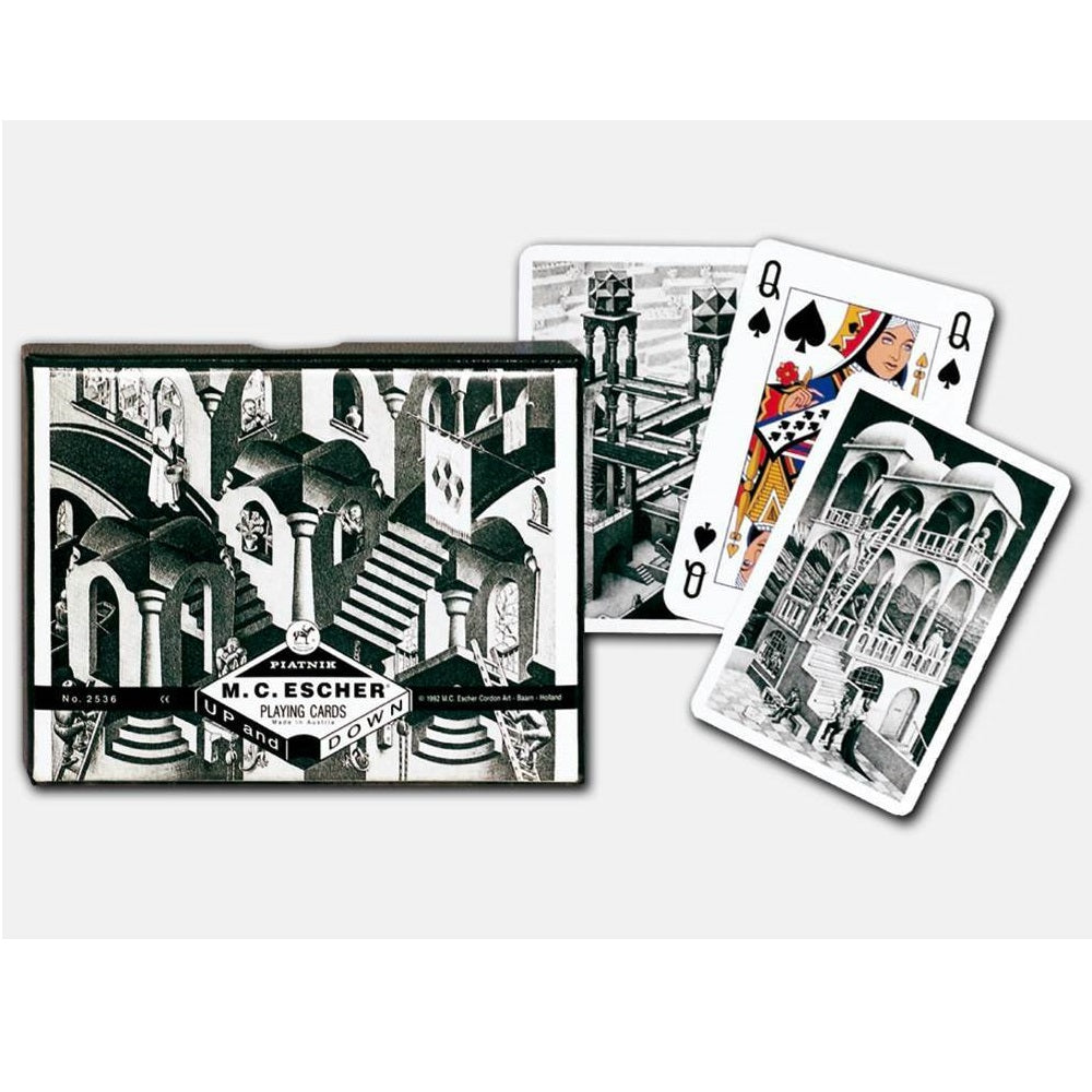 Up And Down Escher: Double Deck Playing Cards Piatnik - Good Games