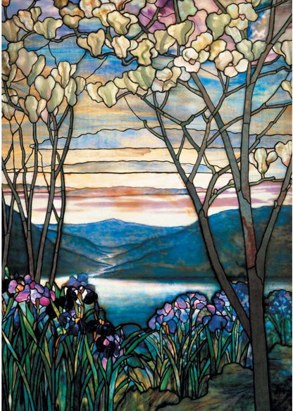 Piatnik - Tiffany Magnolias and Irises 1000 Piece Jigsaw - Good Games