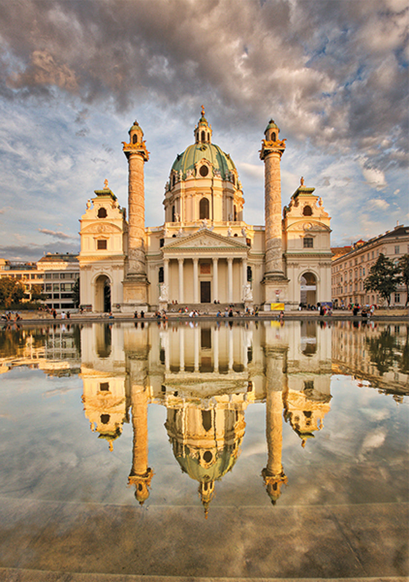 Piatnik Karlskirche Baroque Church 1000 Piece Jigsaw