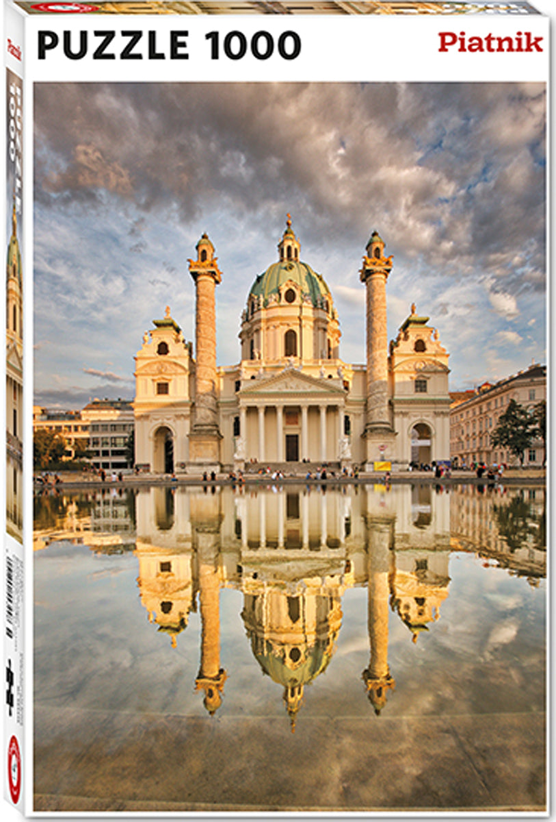 Piatnik Karlskirche Baroque Church 1000 Piece Jigsaw
