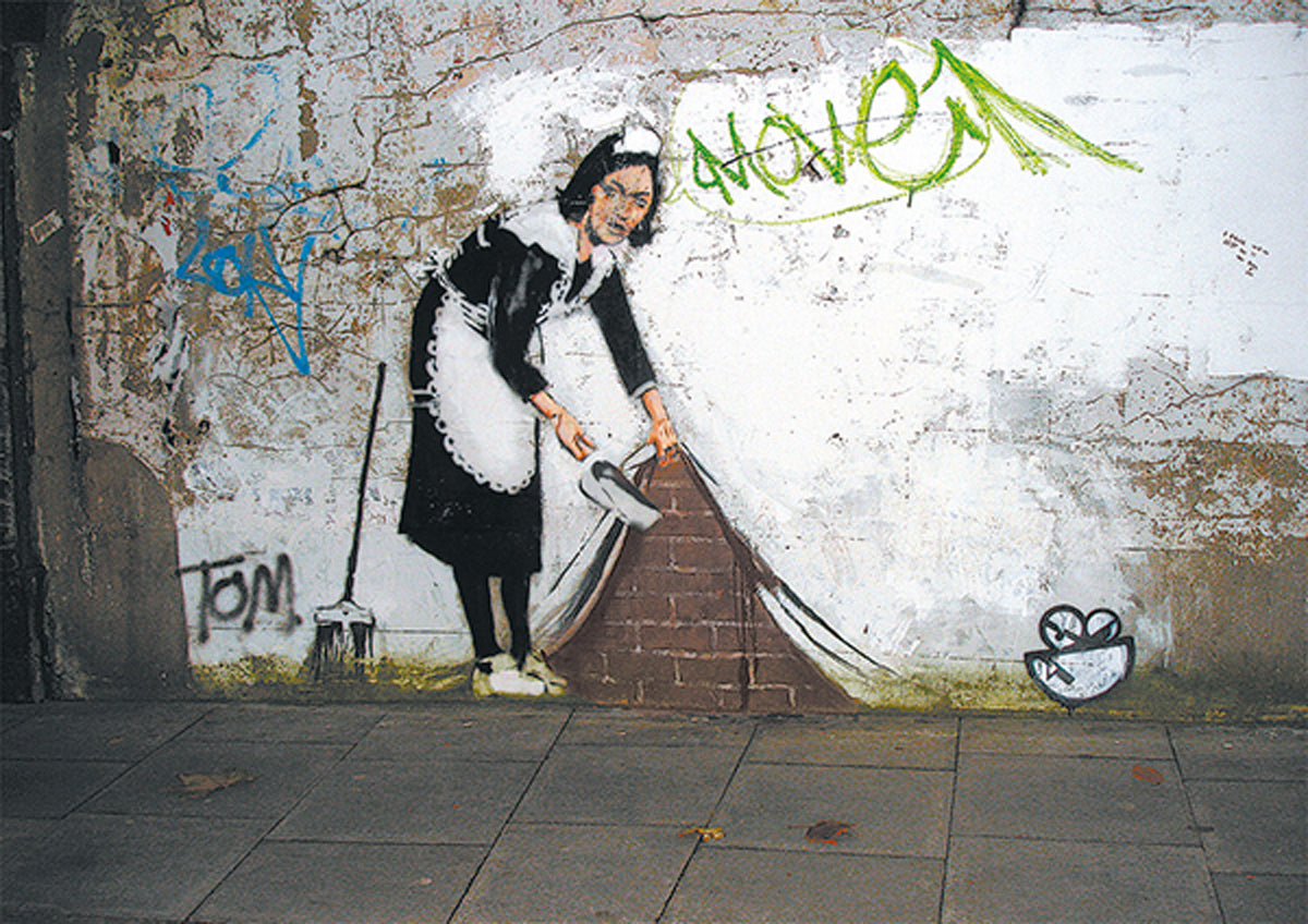 Piatnik - Banksy The Maid 1000 Piece Jigsaw - Good Games