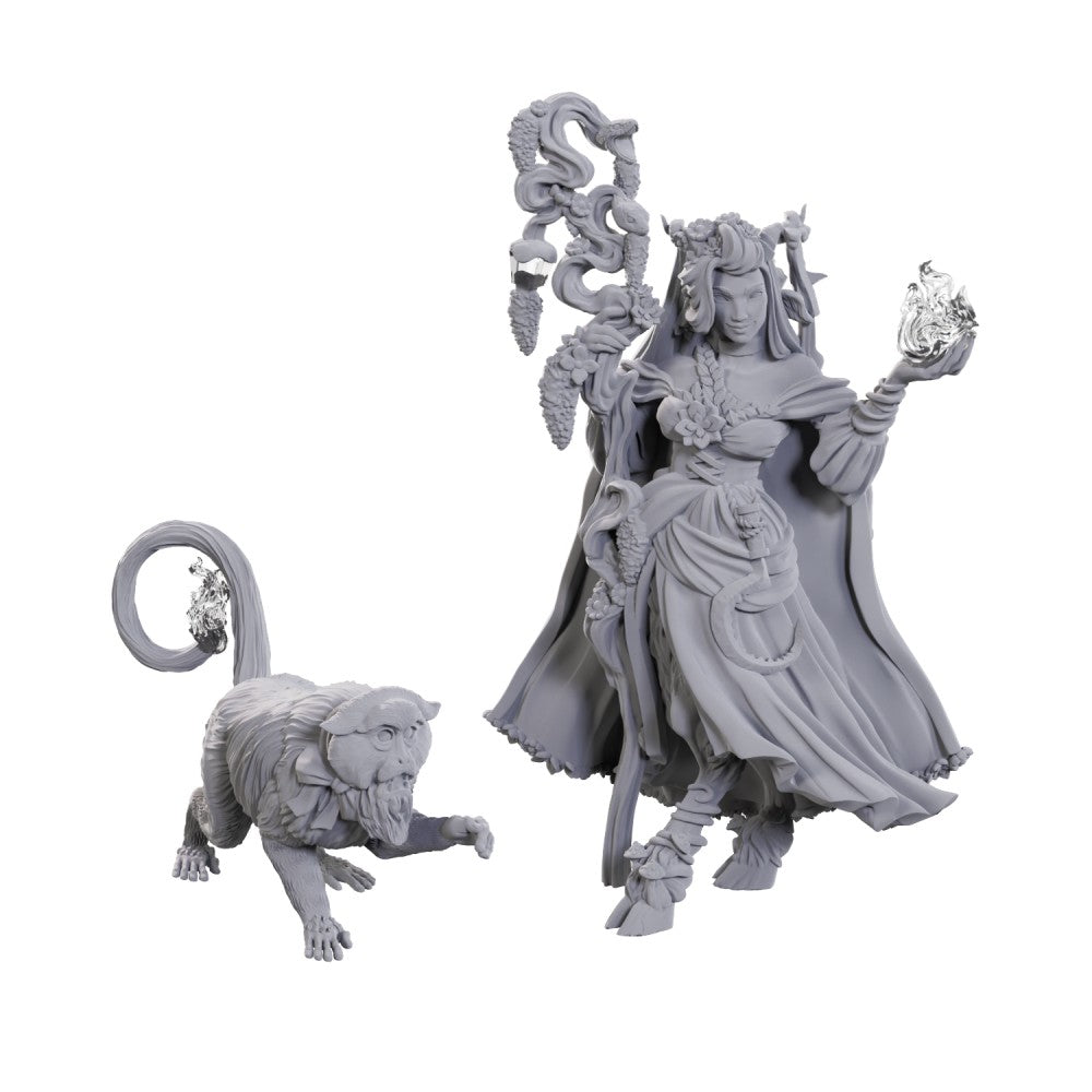 Critical Role Unpainted Miniatures: Fearne Calloway &amp; Mister