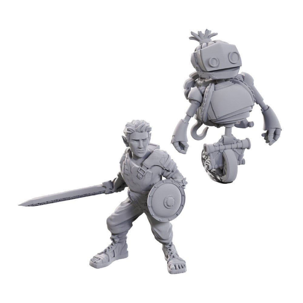Critical Role Unpainted Miniatures: Orym; of the Air Ashari &amp; Fresh Cut Grass