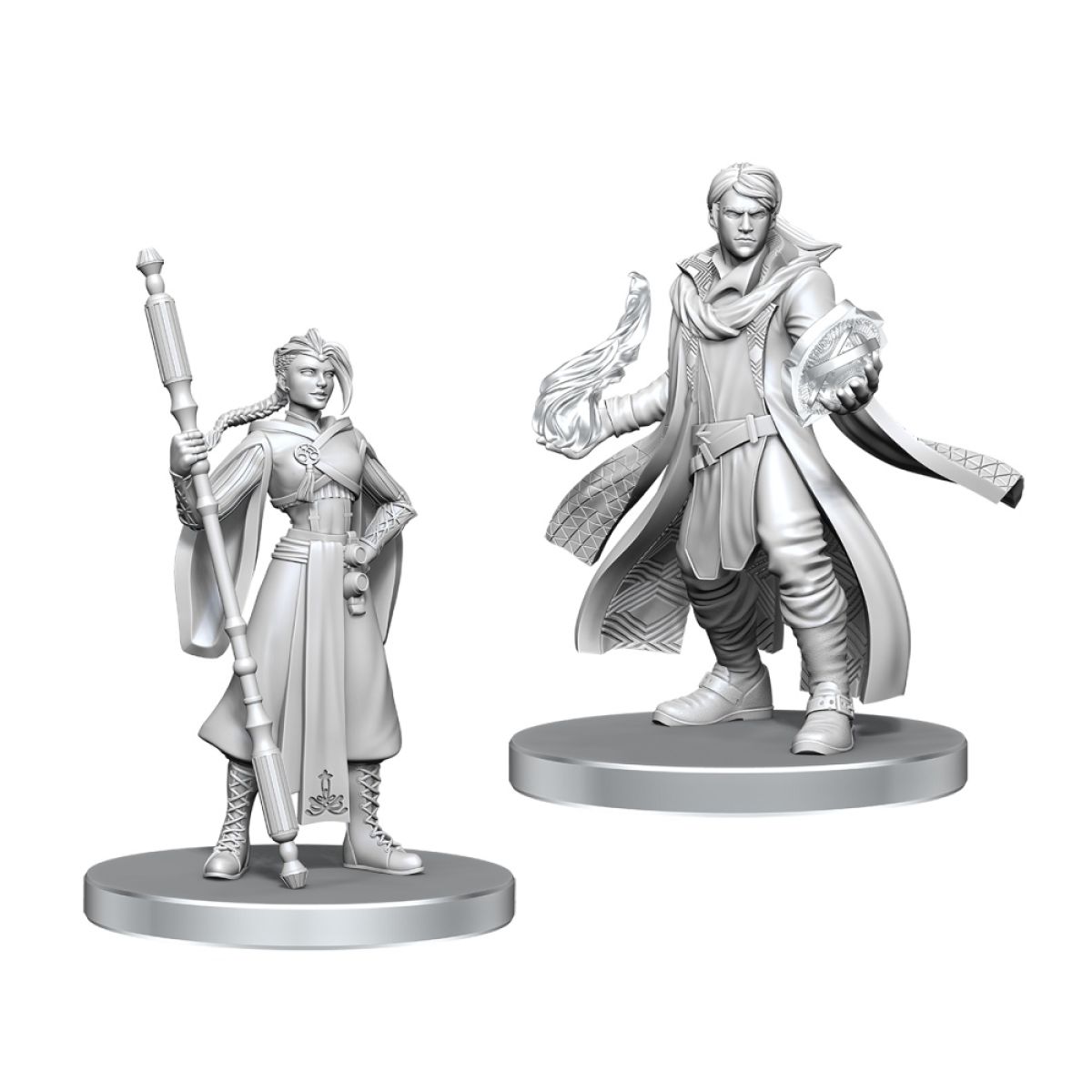 Critical Role Unpainted Miniatures: Beauregard Lionett & Caleb Widogast (Preorder) - Good Games