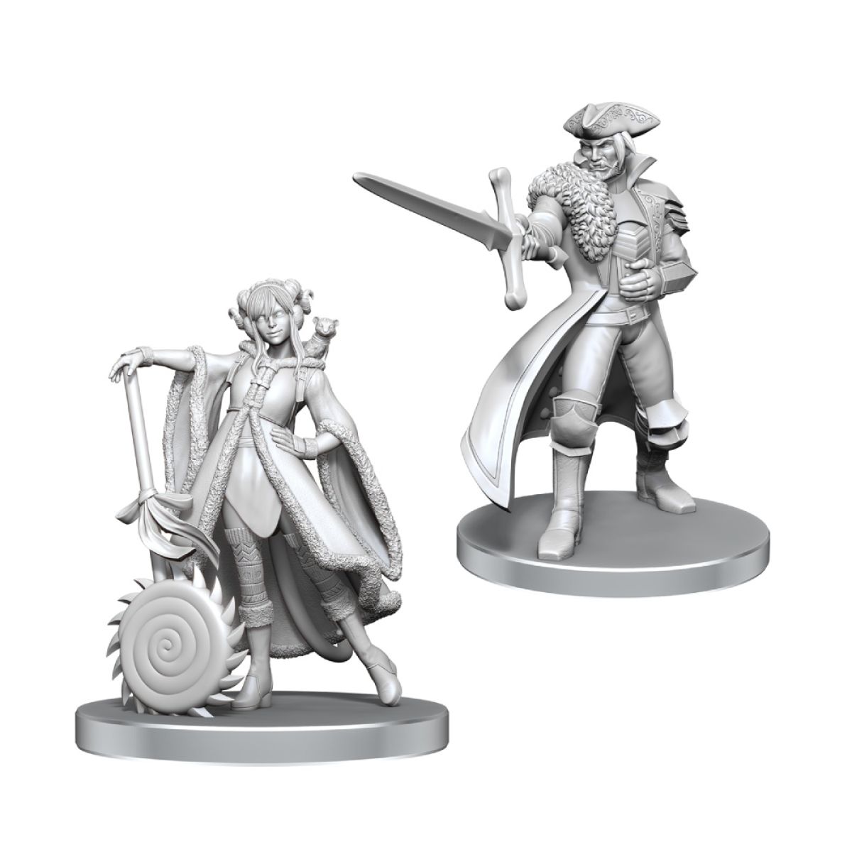 Critical Role Unpainted Miniatures: Jester Lavorre &amp; Fjord Stone (Preorder)