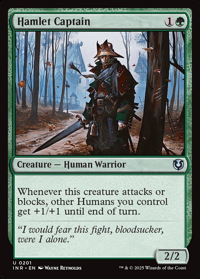 Hamlet Captain 201/287 (Innistrad Remastered)  - Foil