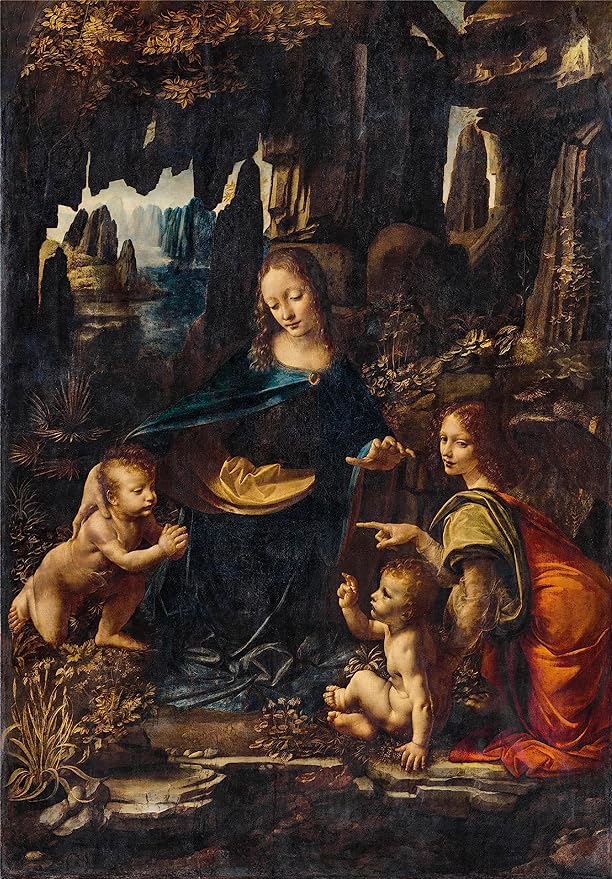 Clementoni - Museum Collection - Leonardo The Virgin of the Rock - 1000 Piece Jigsaw