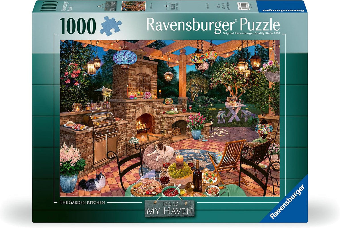 Ravensburger - My Haven No.10 The Garden Kitchen - 1000 piece jigsaw - Good Games